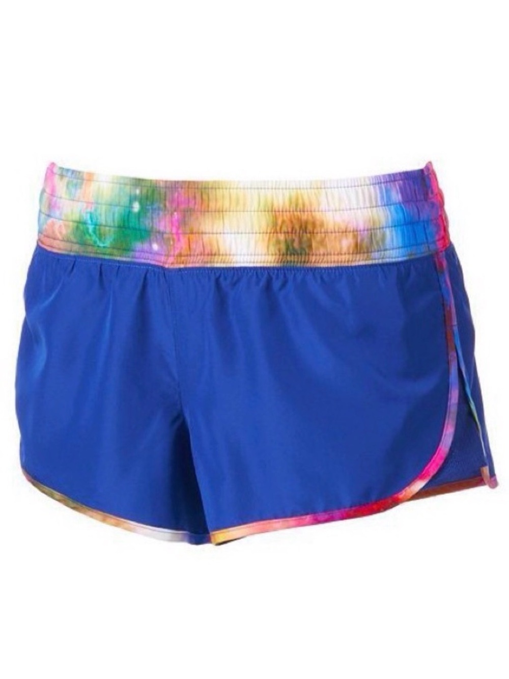 So Cute Blue Celestial Running Shorts - XS